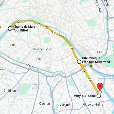 Apartman Cozy Paris Gateway Studio With Free Parking